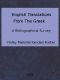 [Gutenberg 48950] • English Translations from the Greek: A Bibliographical Survey